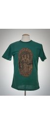 T-Shirt  �HOMO HOMINUS LUPUS� - green/gold