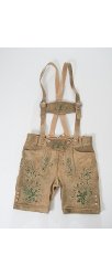 Leder B�xe �Sonntagshose 2010� - Kurz - Korn antik