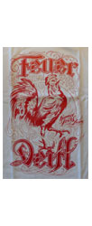 T-Shirt  �FEUER DEIFL� - white/red