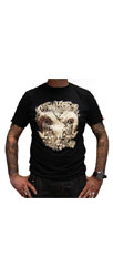 T-Shirt �GWALTSACK� - black/white