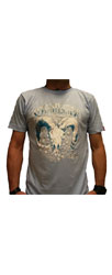 T-Shirt �GWALTSACK� - lightblue/petrol