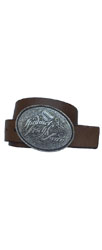 G�rtel "Logobelt" - braun antik