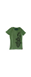 Girlshirt "Lilie SKULL 08" - green