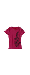 Girlshirt "Lilie SKULL 08" - pink