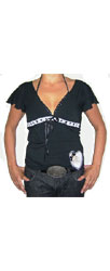 Girlshirt "Marie" - black