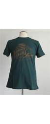 T-Shirt �Himmel, Arsch und Zwirn Logo� - green/bronze